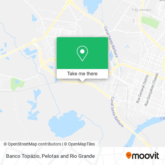 Banco Topázio map