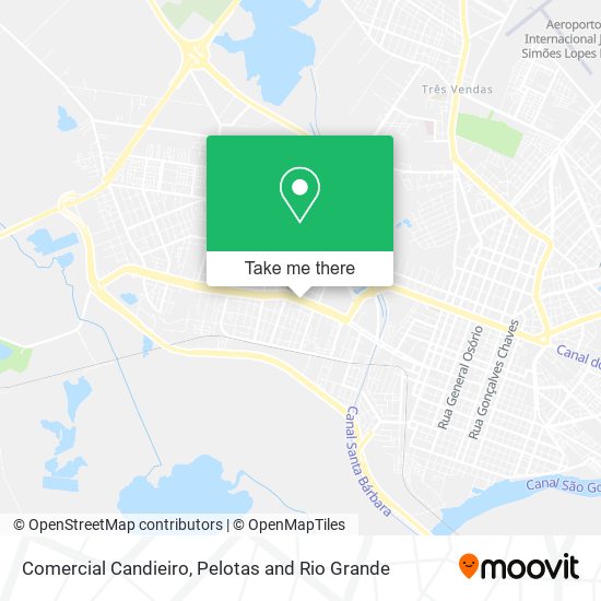 Comercial Candieiro map