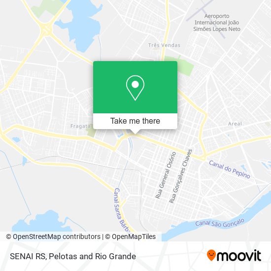 SENAI RS map