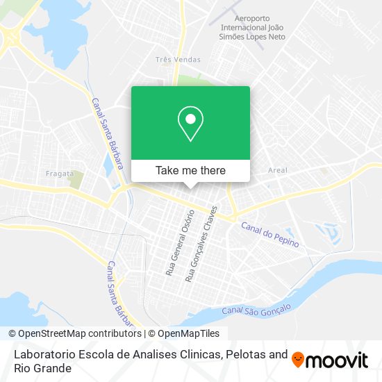 Laboratorio Escola de Analises Clinicas map