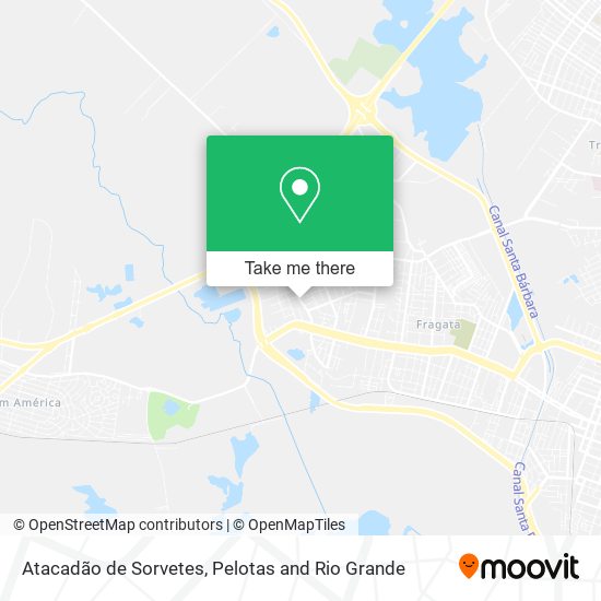 Atacadão de Sorvetes map