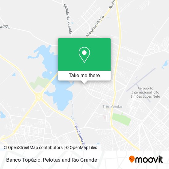 Banco Topázio map