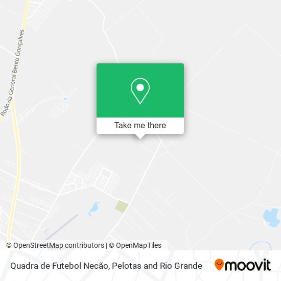 Quadra de Futebol Necão map