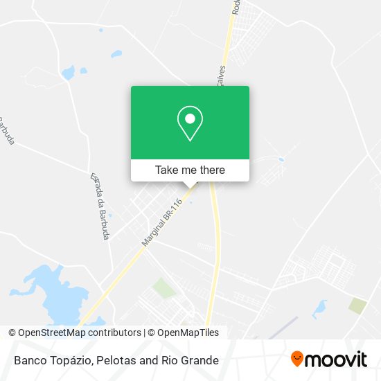 Banco Topázio map