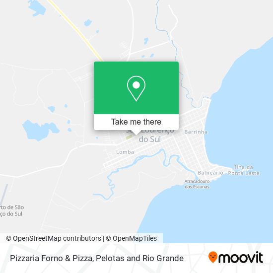 Pizzaria Forno & Pizza map