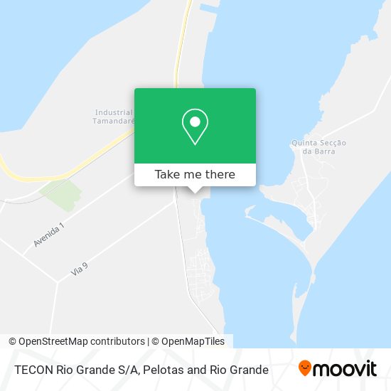Mapa TECON Rio Grande S/A