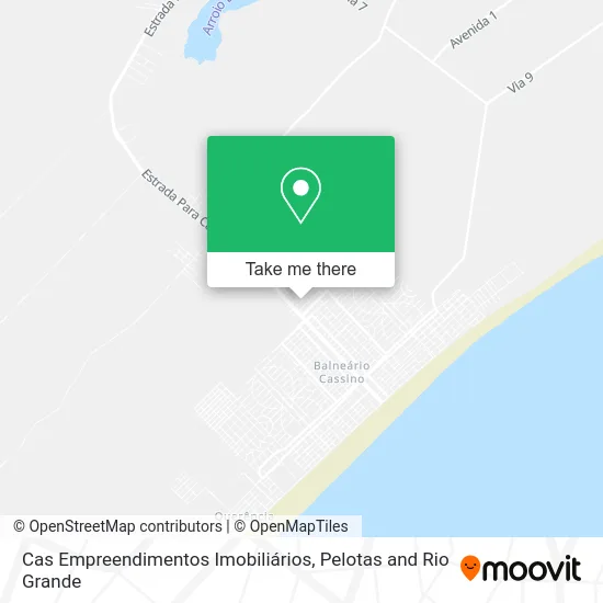 Mapa Cas Empreendimentos Imobiliários