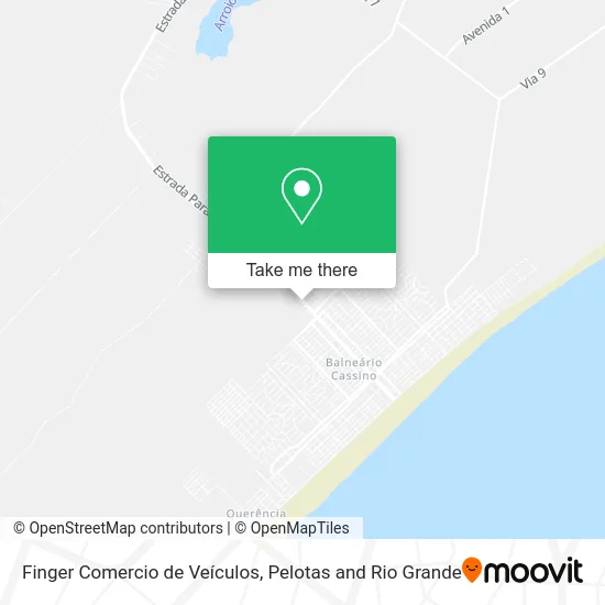 Finger Comercio de Veículos map