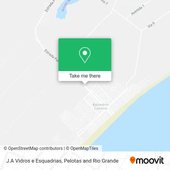 J.A Vidros e Esquadrias map