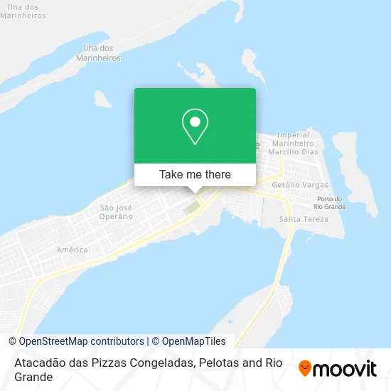 Atacadão das Pizzas Congeladas map