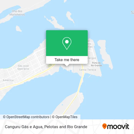 Canguru Gás e Agua map