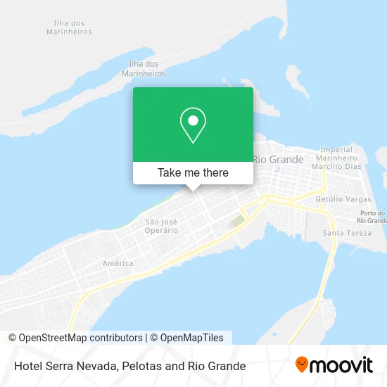 Hotel Serra Nevada map