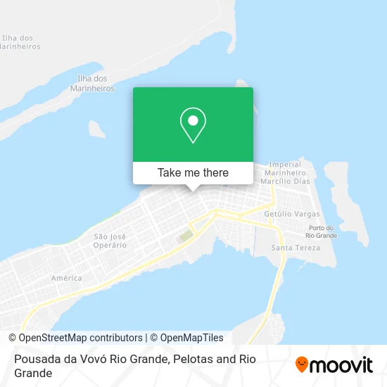 Pousada da Vovó Rio Grande map