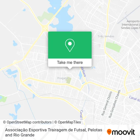 Associação Esportiva Trairagem de Futsal map