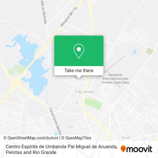 Centro Espírita de Umbanda Pai Miguel de Aruanda map