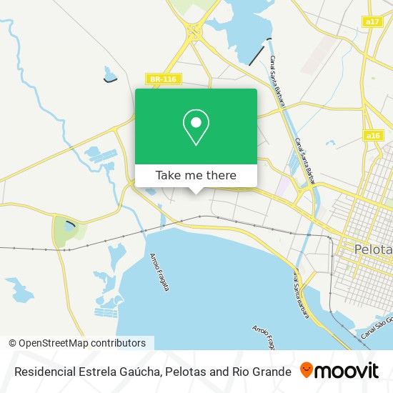 Mapa Residencial Estrela Gaúcha