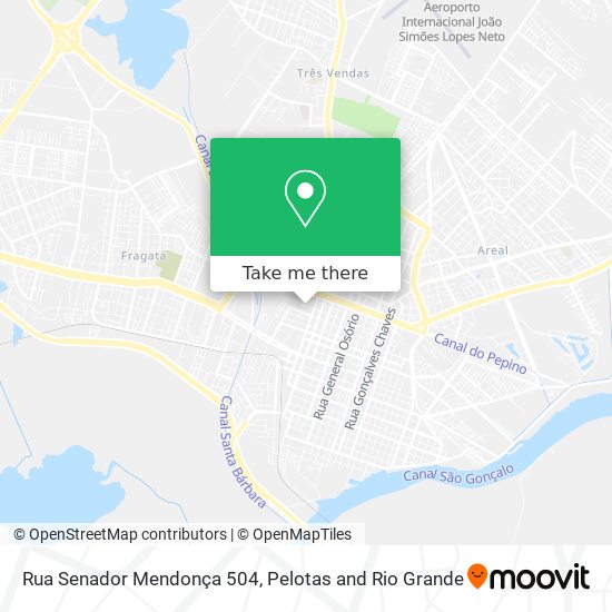 Mapa Rua Senador Mendonça 504