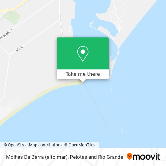 Molhes Da Barra (alto mar) map