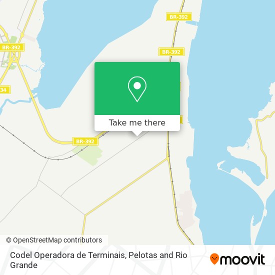 Codel Operadora de Terminais map