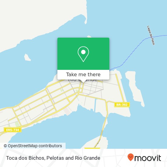 Toca dos Bichos map