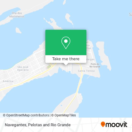 Navegantes map