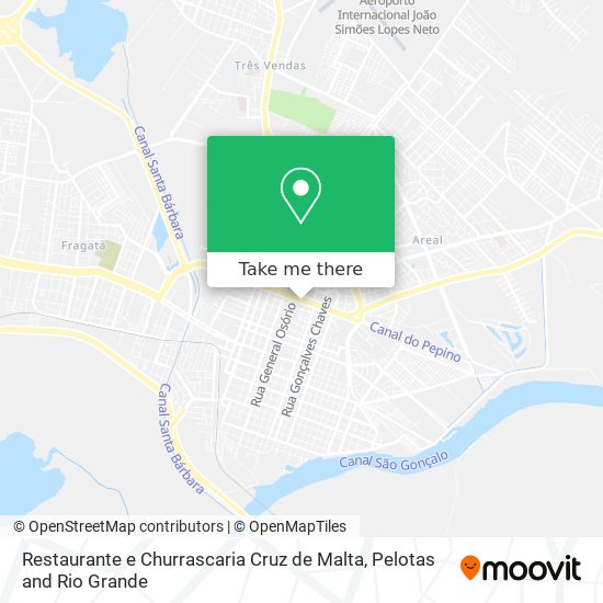 Restaurante e Churrascaria Cruz de Malta map