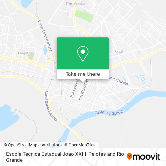 Escola Tecnica Estadual Joao XXIII map