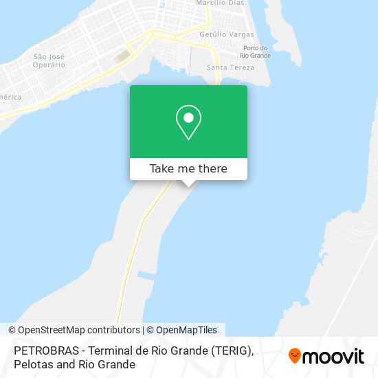 PETROBRAS - Terminal de Rio Grande (TERIG) map