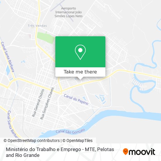 Mapa Ministério do Trabalho e Emprego - MTE