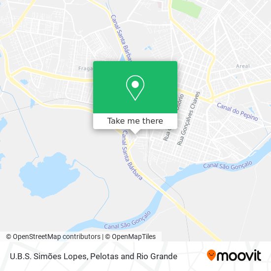 U.B.S. Simões Lopes map