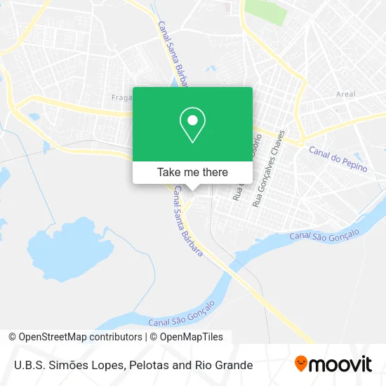 U.B.S. Simões Lopes map