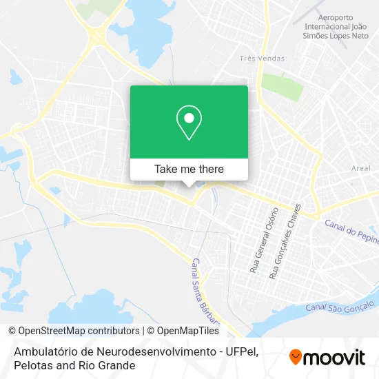 Ambulatório de Neurodesenvolvimento - UFPel map