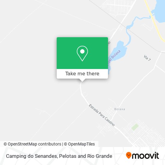 Camping do Senandes map