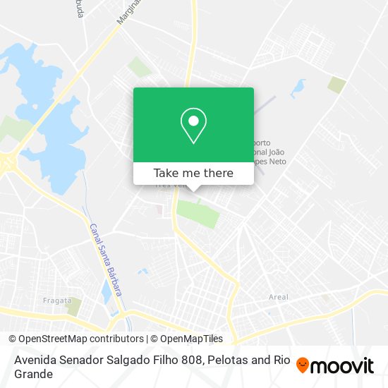 Mapa Avenida Senador Salgado Filho 808