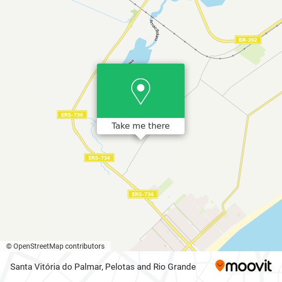 Santa Vitória do Palmar map