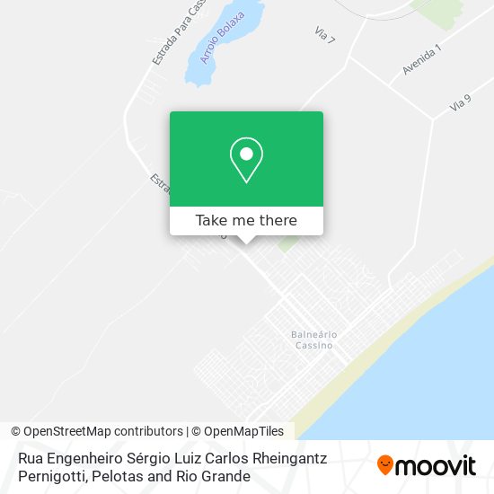 Rua Engenheiro Sérgio Luiz Carlos Rheingantz Pernigotti map