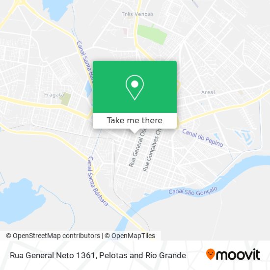 Rua General Neto 1361 map