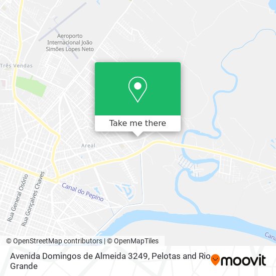 Mapa Avenida Domingos de Almeida 3249