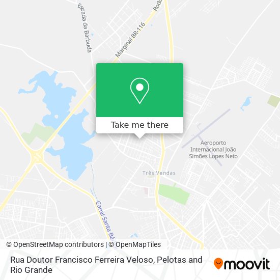 Mapa Rua Doutor Francisco Ferreira Veloso