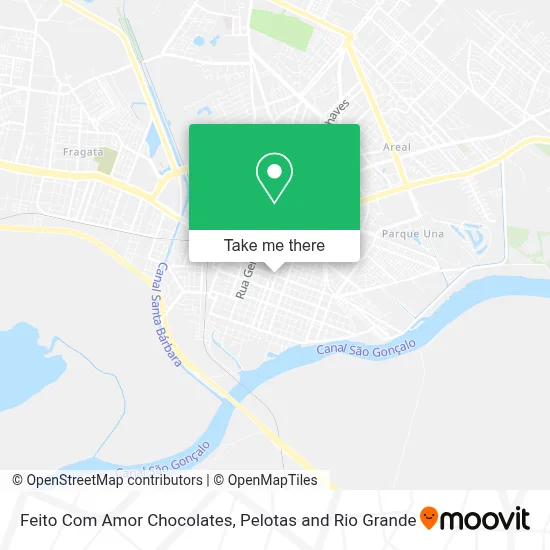 Feito Com Amor Chocolates map