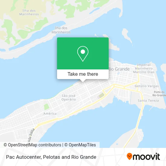 Pac Autocenter map