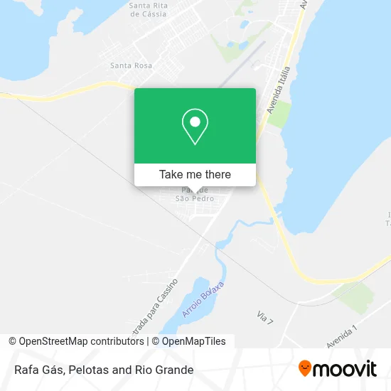 Rafa Gás map
