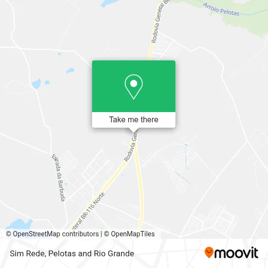 Sim Rede map