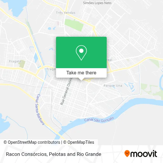 Racon Consórcios map