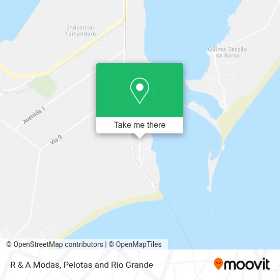 R & A Modas map