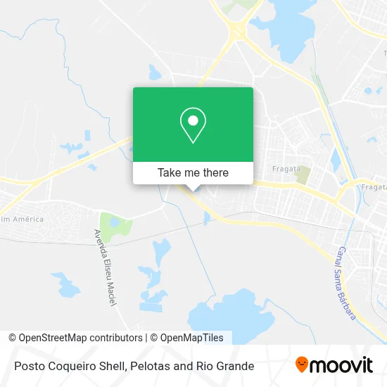 Posto Coqueiro Shell map