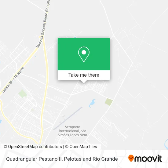 Quadrangular Pestano II map
