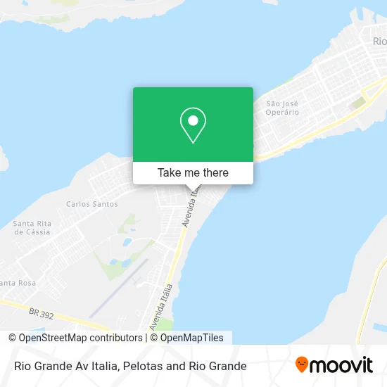 Rio Grande Av Italia map