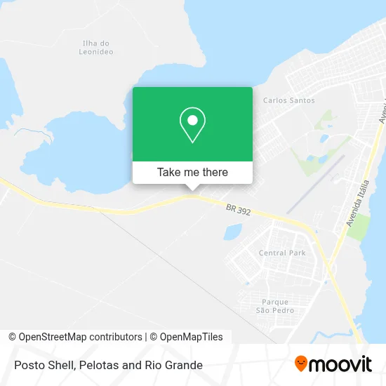 Posto Shell map
