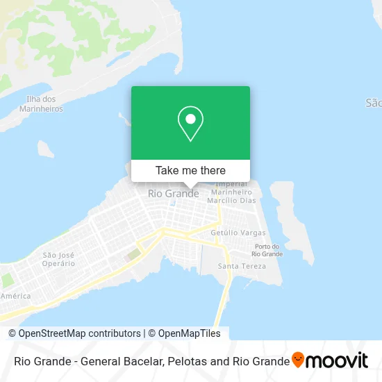 Rio Grande - General Bacelar map